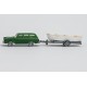 Wiking Spoor N 1:160 VW-Variant + Boot op trailer