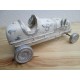 Deco Model Auto Racewagen Grand Prix Oldtimer Retro Vintage Wit